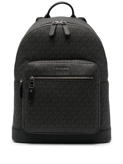 Hudson monogram backpack - Black