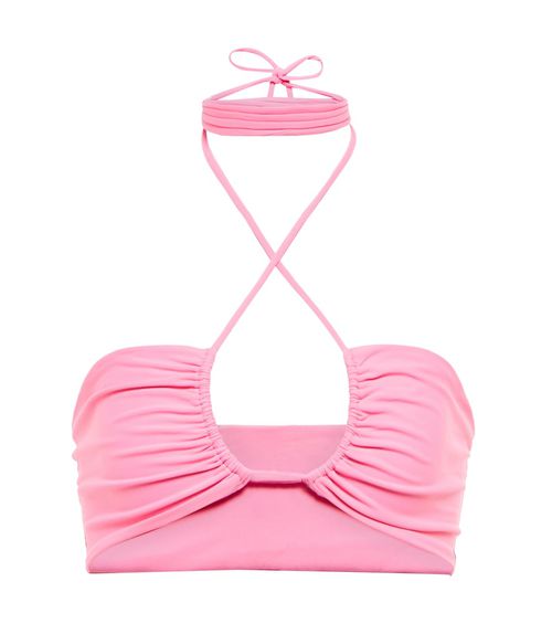 Halterneck bikini top