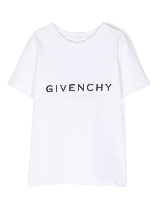 Logo-print short-sleeve T-shirt - White
