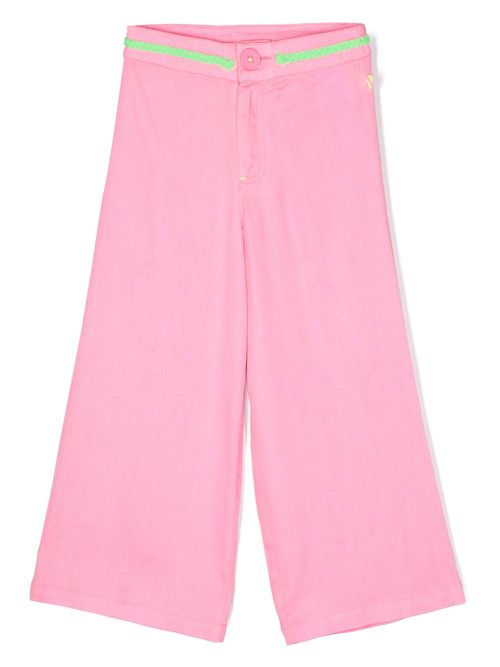 Logo-stamp trousers - Pink