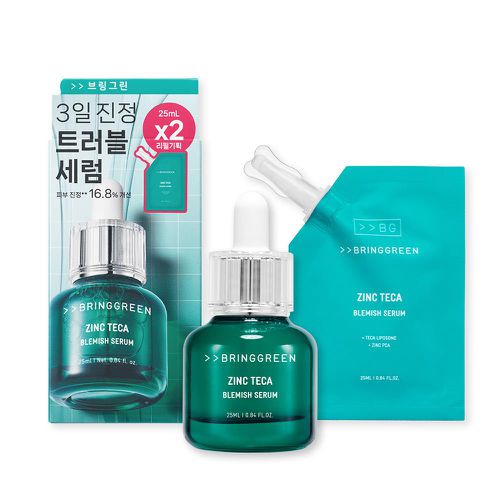 Zinc Teca Trouble Serum 25mL+25mL Refill Double Set
