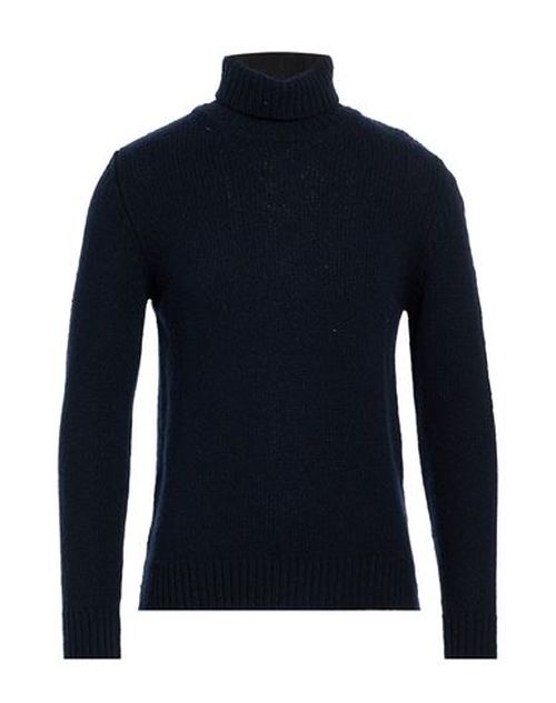 Platinum Man Turtleneck Midnight blue Size XXL Wool, Cashmere, Elastane