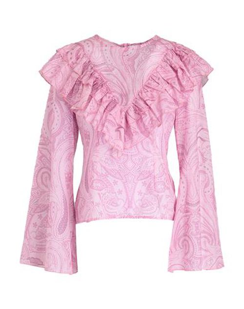Woman Top Mauve Size 4 Cotton
