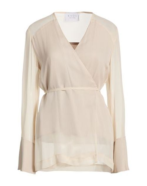 Woman Top Beige Size 10 Viscose