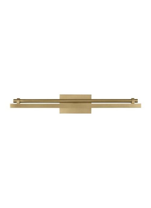 Natural Brass LED Picture Light from the Kal Collection