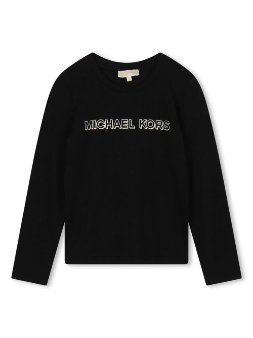 Logo-print cotton T-shirt - Black