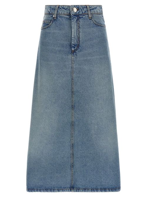Trapeze Skirt — Blue