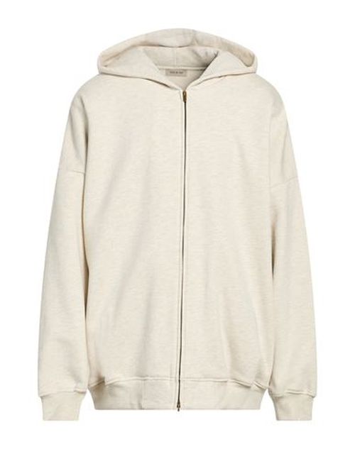 Man Sweatshirt Ivory Size XXL Cotton