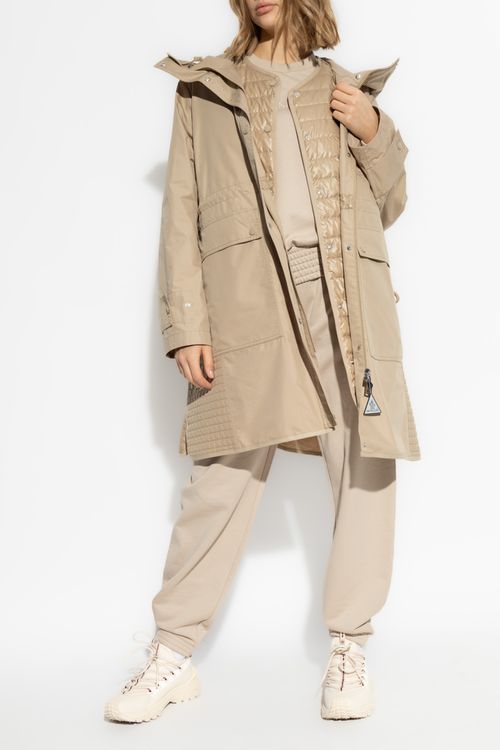Coat With Down Vest, Women's, Beige
