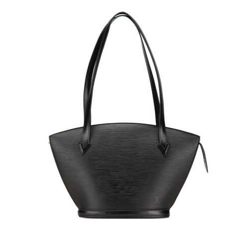 Louis Vuitton Black Noir Leather Handbag Shoulder Bag Pre-Owned
