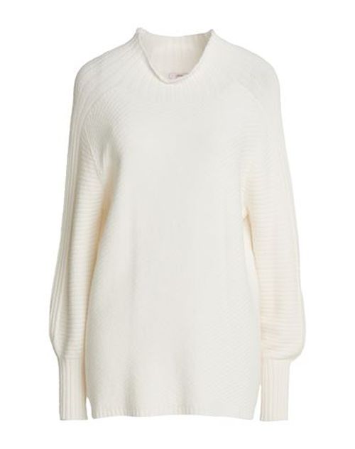 Platinum Woman Sweater Light grey Size L Cashmere, Silk, Polyester