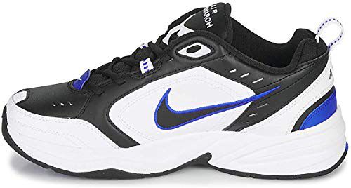 Nike Air Monarch 4 Medium Width Mens WHITE/METALLIC SILVER