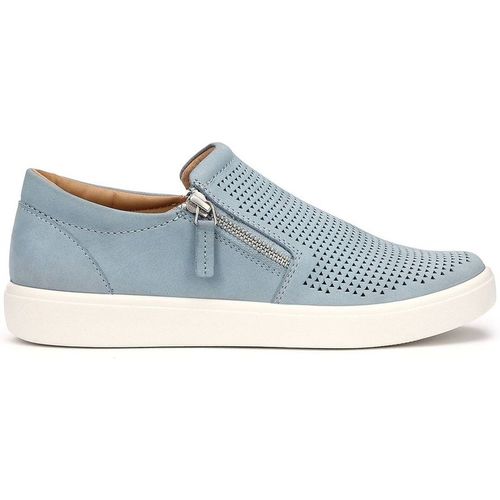 Hotter Women's Wide Fit 'Daisy' Deck Shoes in Pale Blue