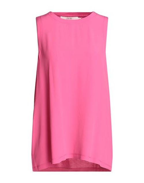 Woman Top Fuchsia Size M Lyocell, Cotton