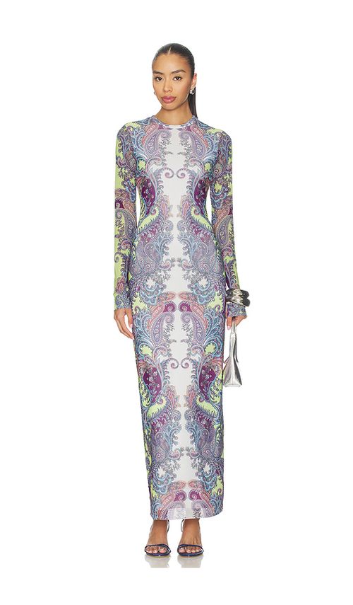 AFRM Didi Dress in Green,Purple. XXS. Also in S, XS, M, L, XL, XXL, 1X, 2X