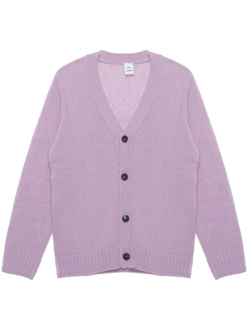 Knitted v-neck cardigan - Purple
