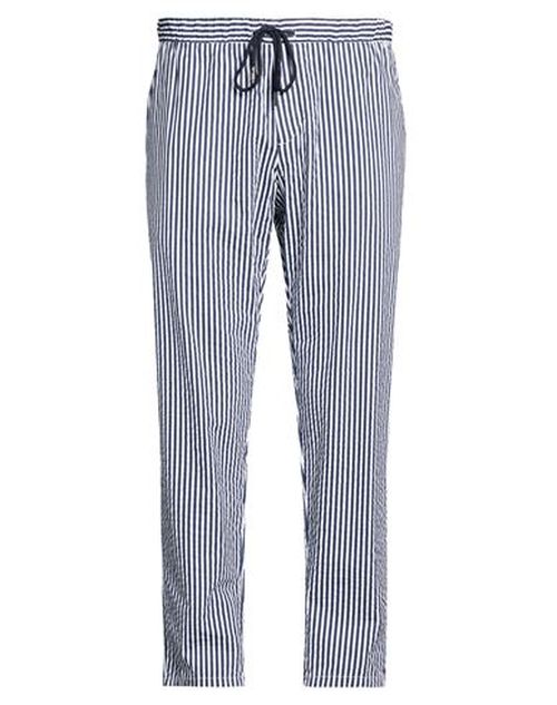Man Pants Navy Size 28 Cotton, Polyamide