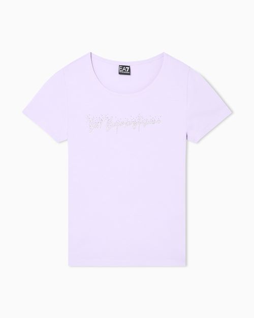 Logo Series stretch-jersey T-shirt with signature logo