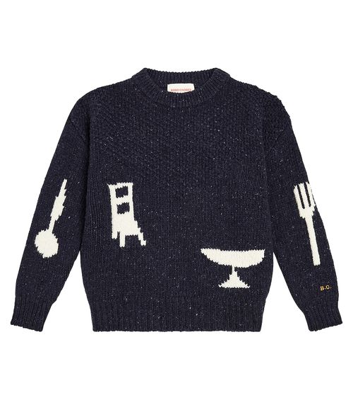 Bobo Choses The Feast wool-blend sweater