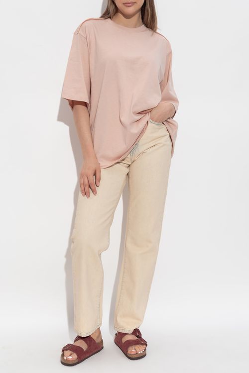 High-waisted Jeans, Women's, Beige