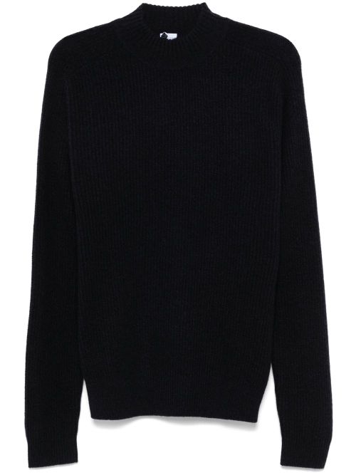 Ribbed-knit sweater - Blue