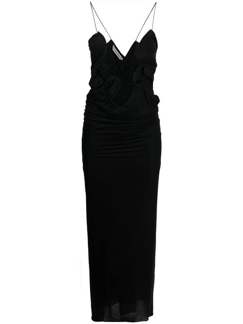 Molded Venus maxi dress - Black