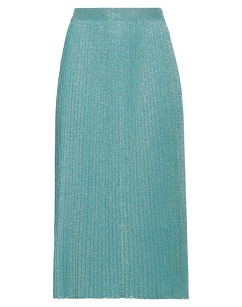 Woman Midi skirt Deep teal Size 2 Viscose, Polyester