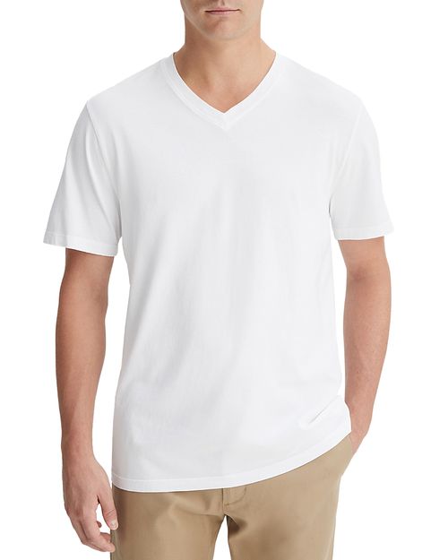 Garment Dye Short Sleeve V-Neck Tee