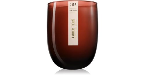 DW Home Wooden Wick Candles Amber Teak candela profumata 436,6 g