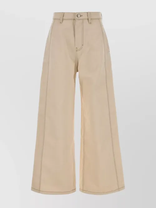 Ami Paris - wide-leg jeans with pockets and belt loop