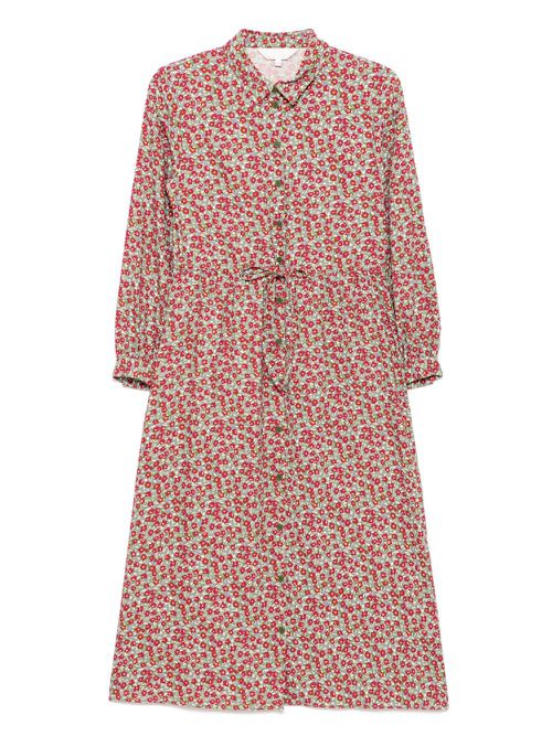 Flower print dress - Red