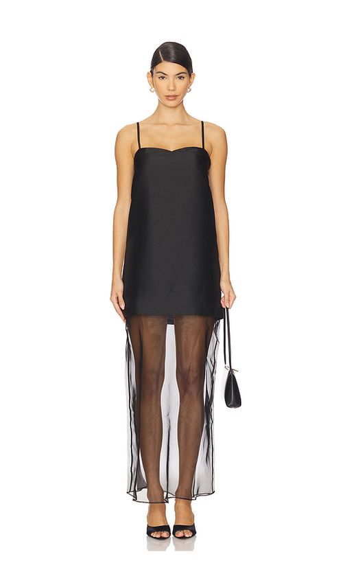 Line & Dot Isabeau Maxi Dress in Black. S. Also in