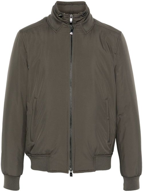 Hooded bomber jacket - Green