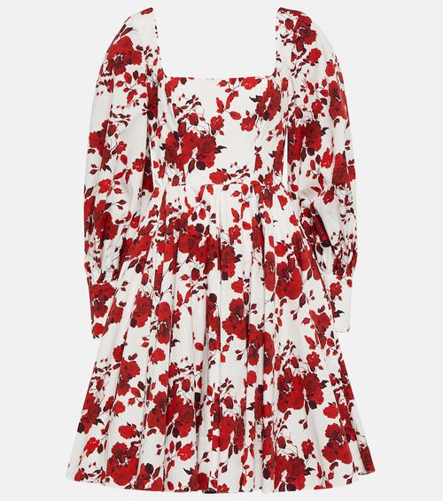 Yasmina floral cotton minidress