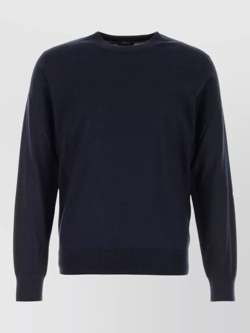 Brioni - cashmere blend crew neck sweater long sleeve