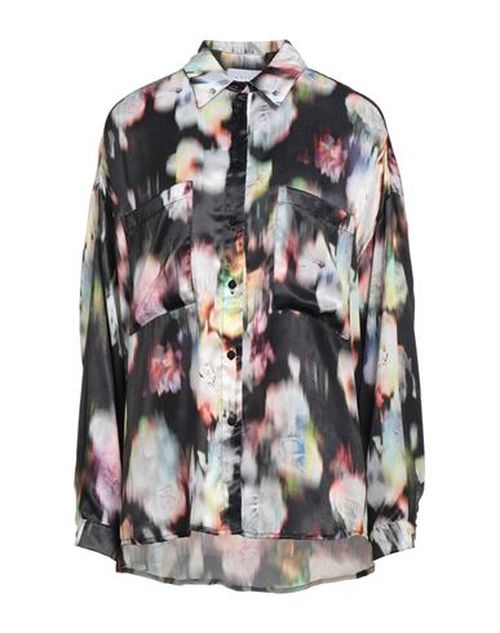Woman Shirt Black Size 4 Polyester