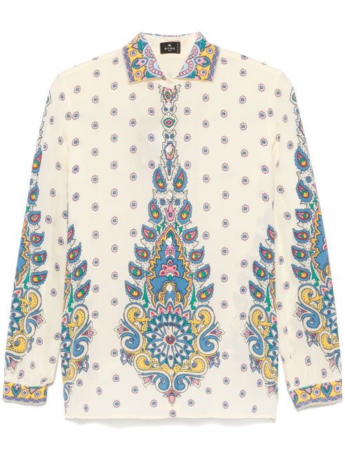 Floral shirt - Neutrals