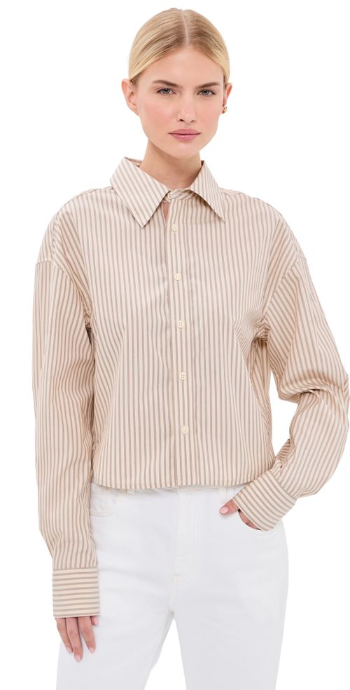 Tegan Button Down Shirt Currant