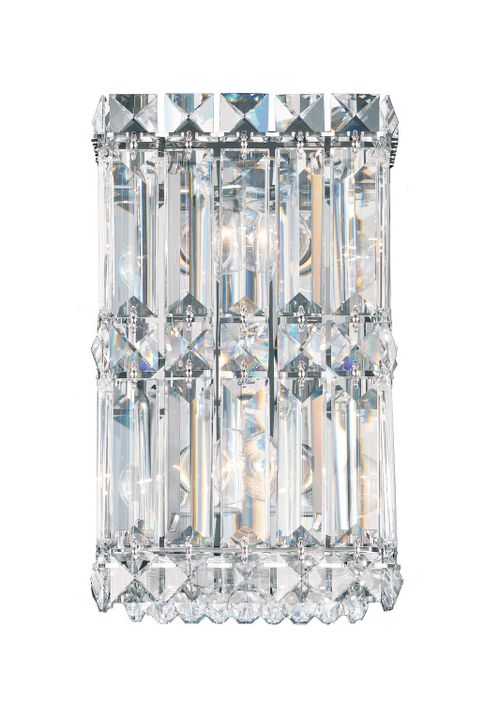 Quantum 2-Light Wall Sconce in Stainless Stee