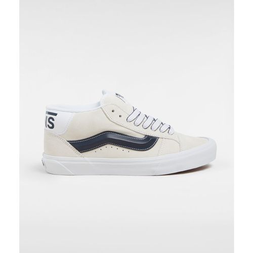 Vans Unisex Knu Mid Sneakers - White Leather