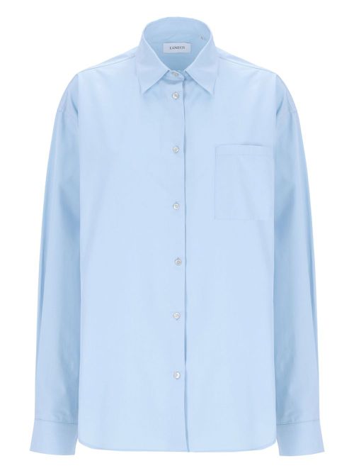 Laneus poplin shirt - Blue