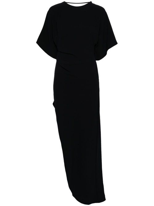 The Savita asymmetric dress - Black