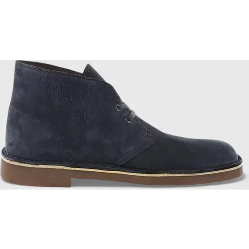 Men's Clarks Bushacre 2 Desert Boot Navy