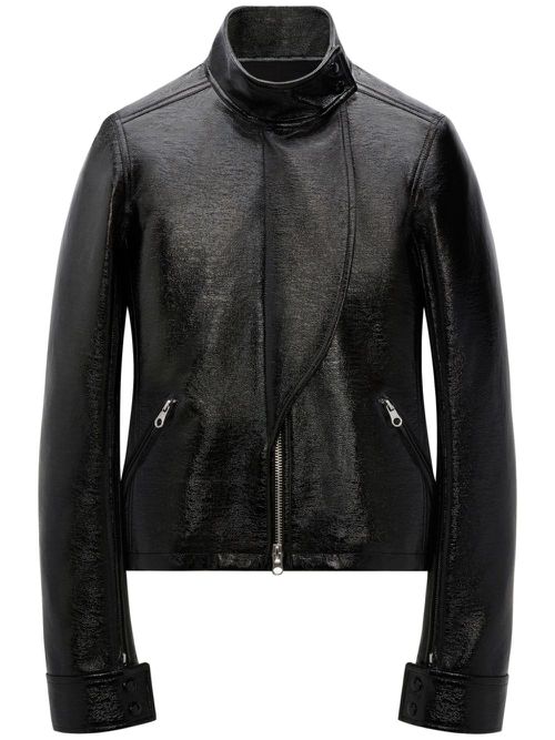 Motorcycle vinyl jacket - Black