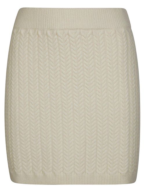 High Waist Knitted Skirt