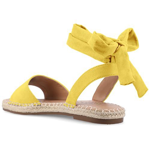 Collection Womens Tru Comfort Foam Emelie Wide Width Sandal - Yellow - 6.5w