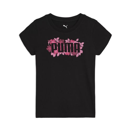 PUMA Nature Pack Little Kids' Graphic T-Shirt in Black