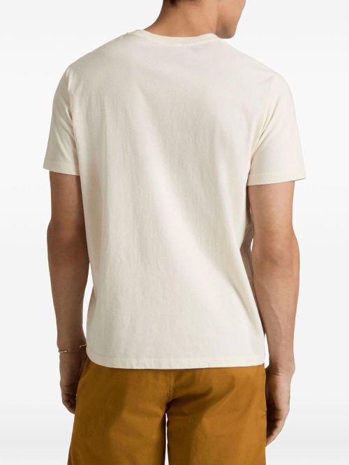 Big Turtle Embroidery T-Shirt — White