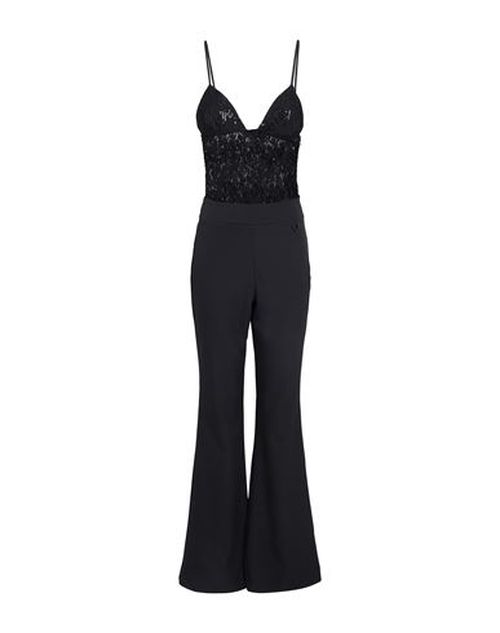 Woman Jumpsuit Black Size 10 Polyester, Elastane, Polyamide