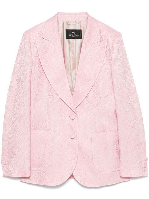 Jacquard blazer - Pink
